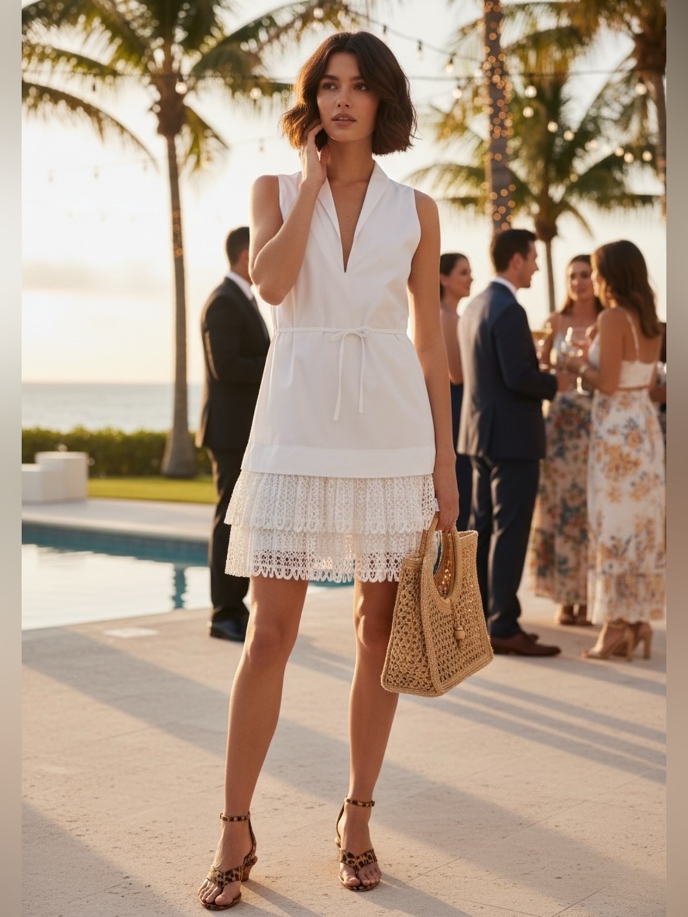 Alexis White Dress Size 0